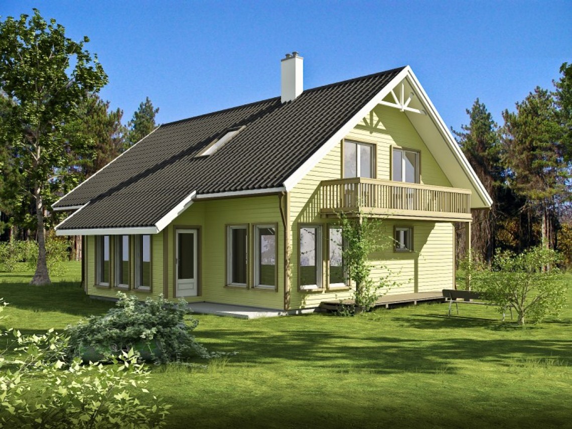 Koka karkasa māja - Gauja 158 | EHI Group